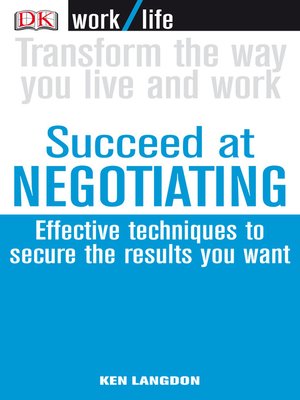 cover image of Succeed at Negotiating